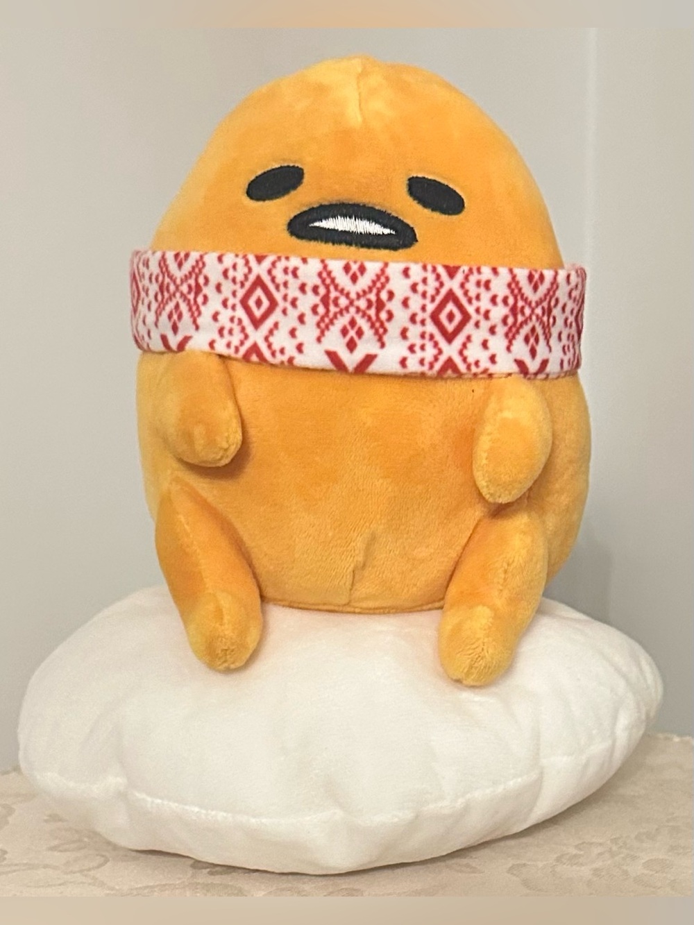 Winter Gudetama by Sauri Egg Stuffed Animal